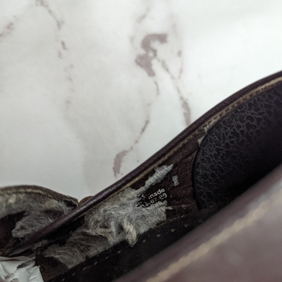 Dansko Clog Shoe Brown Wood Women Leather Low Top Slip On Casual - Picture 8 of 10